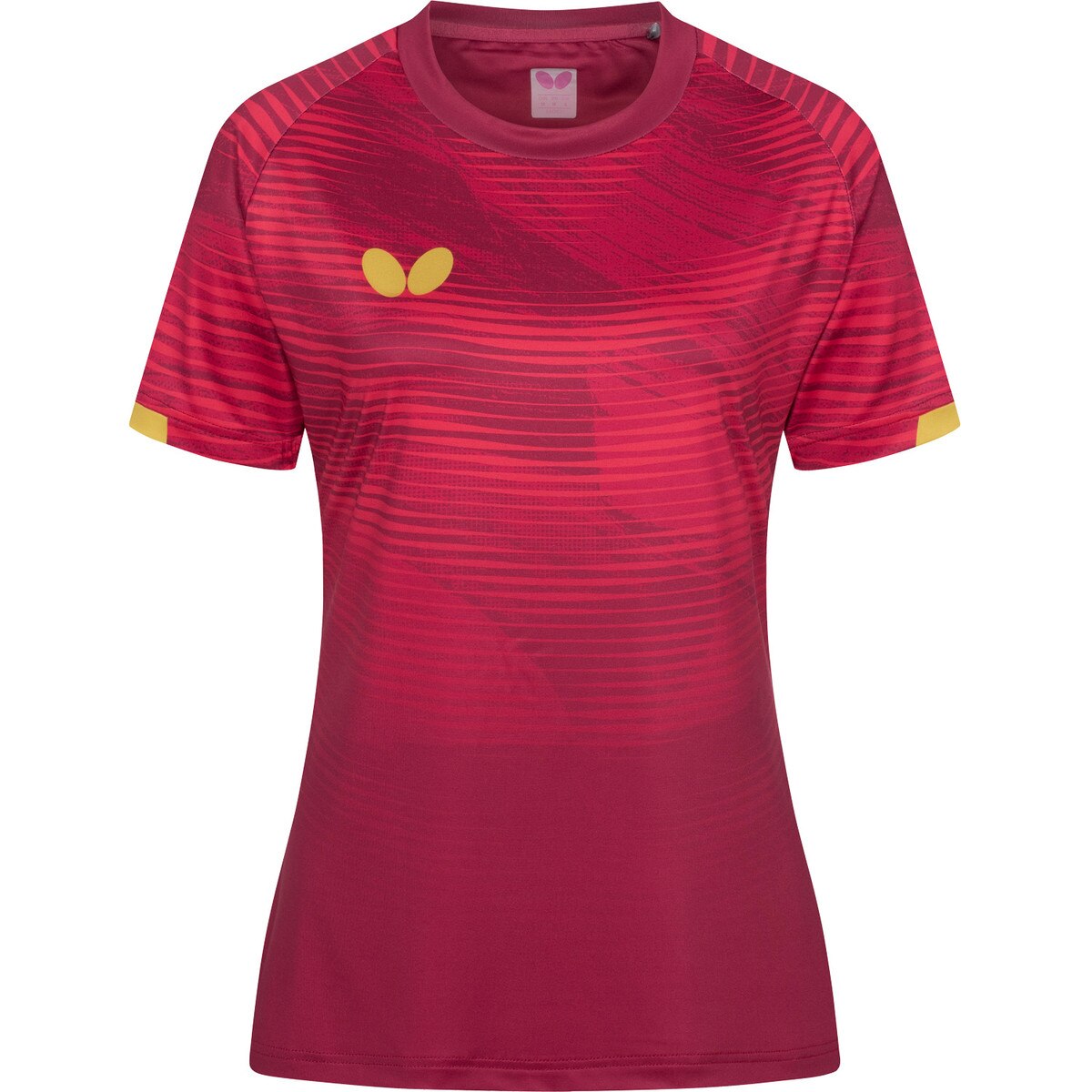 Butterfly Table Tennis - Puro Lady Shirt - Red - Front